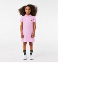 ***HOST PICK*** Lacoste Kids' Piqué Polo Dress Pink Size 2